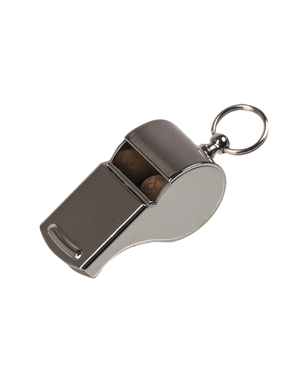 Sifflet de signalisation militaire Mil-Tec en laiton nickelé, 45 x 20 mm pour 30 grammes