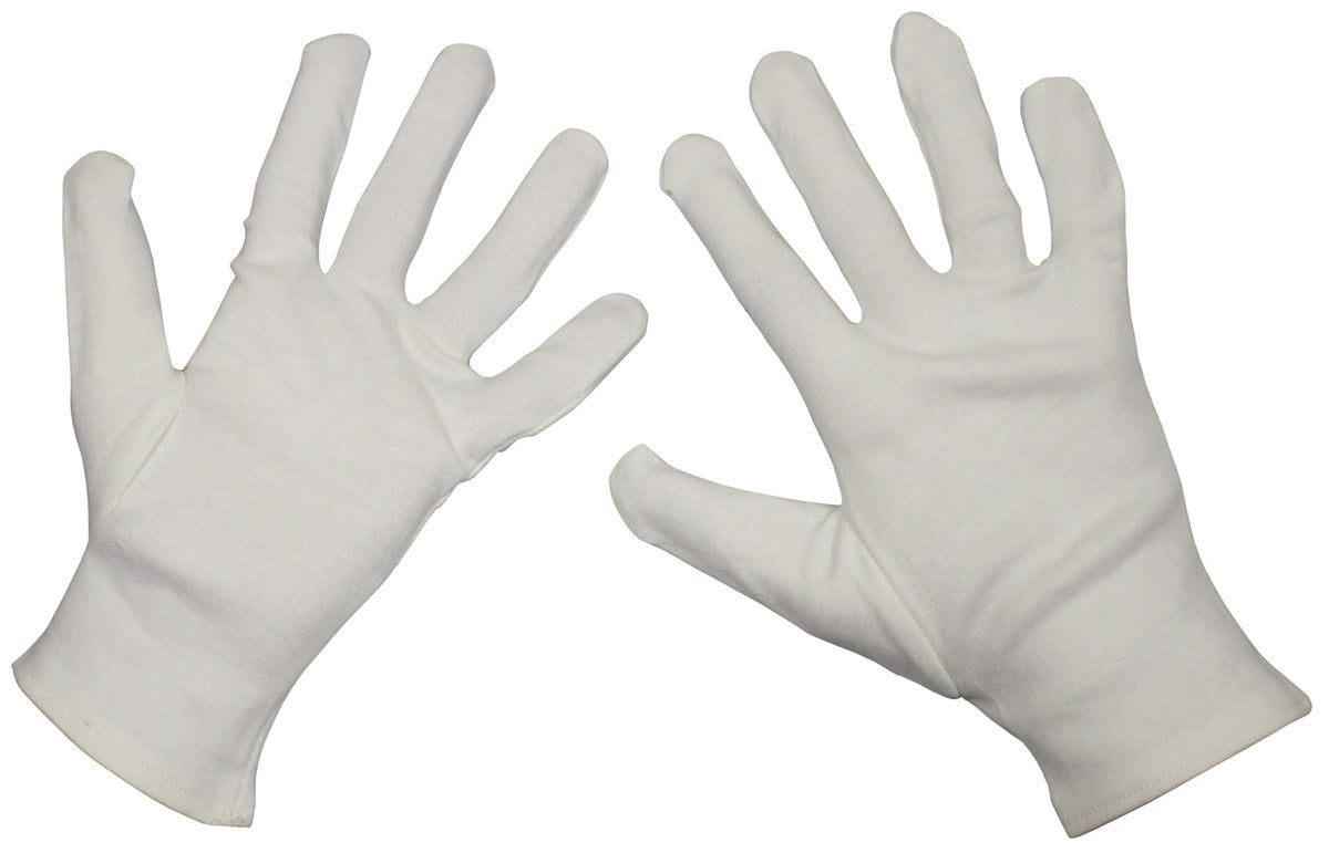 Sous-gants britanniques NRBC, surplus d'occasion pour le froid et la manutention, lot de 10
