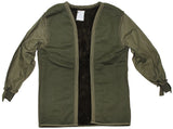 Doublure de parka en fausse fourrure néerlandaise tout coton, surplus d'occasion, lot de 10
