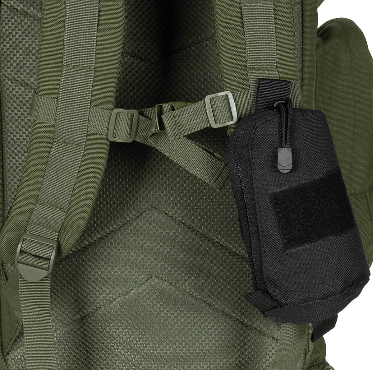 Pochette MOLLE MFH pour bretelle de sac à dos, 18 x 10 x 4 cm, 110 g