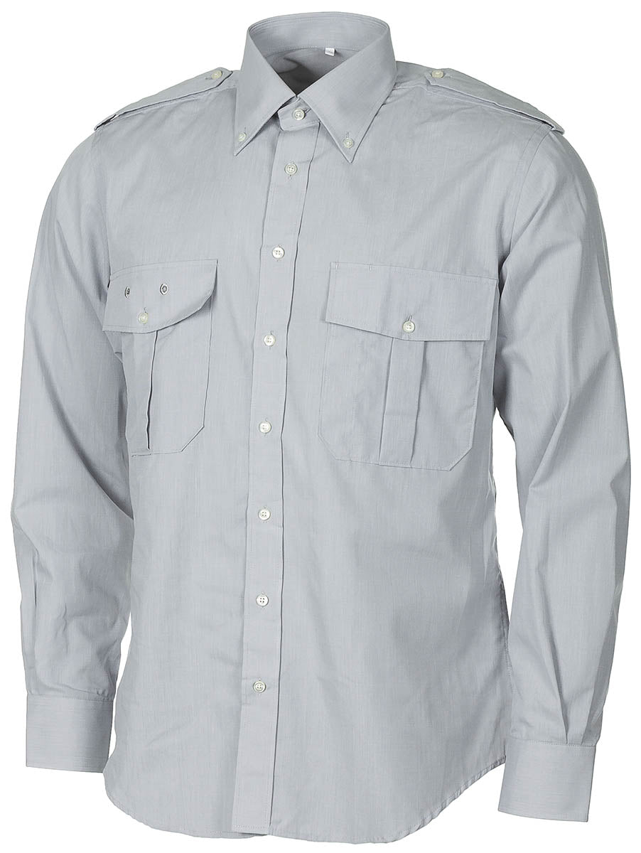 Chemise de campagne néerlandaise à manches longues, surplus d'occasion, lot de 10