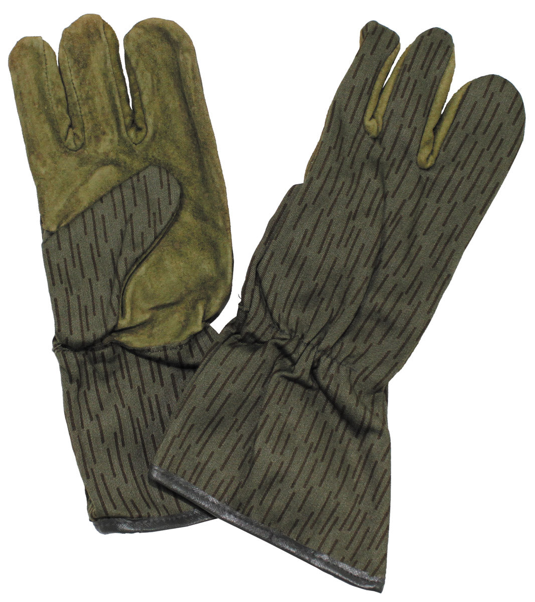 Gants est-allemands, surplus comme neuf pour le froid et la manutention, lot de 10