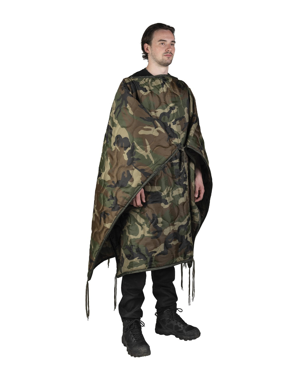Doublure de poncho Mil-Tec Multifunction 210 x 150 cm ouatinée 125 g/m² avec sac de transport