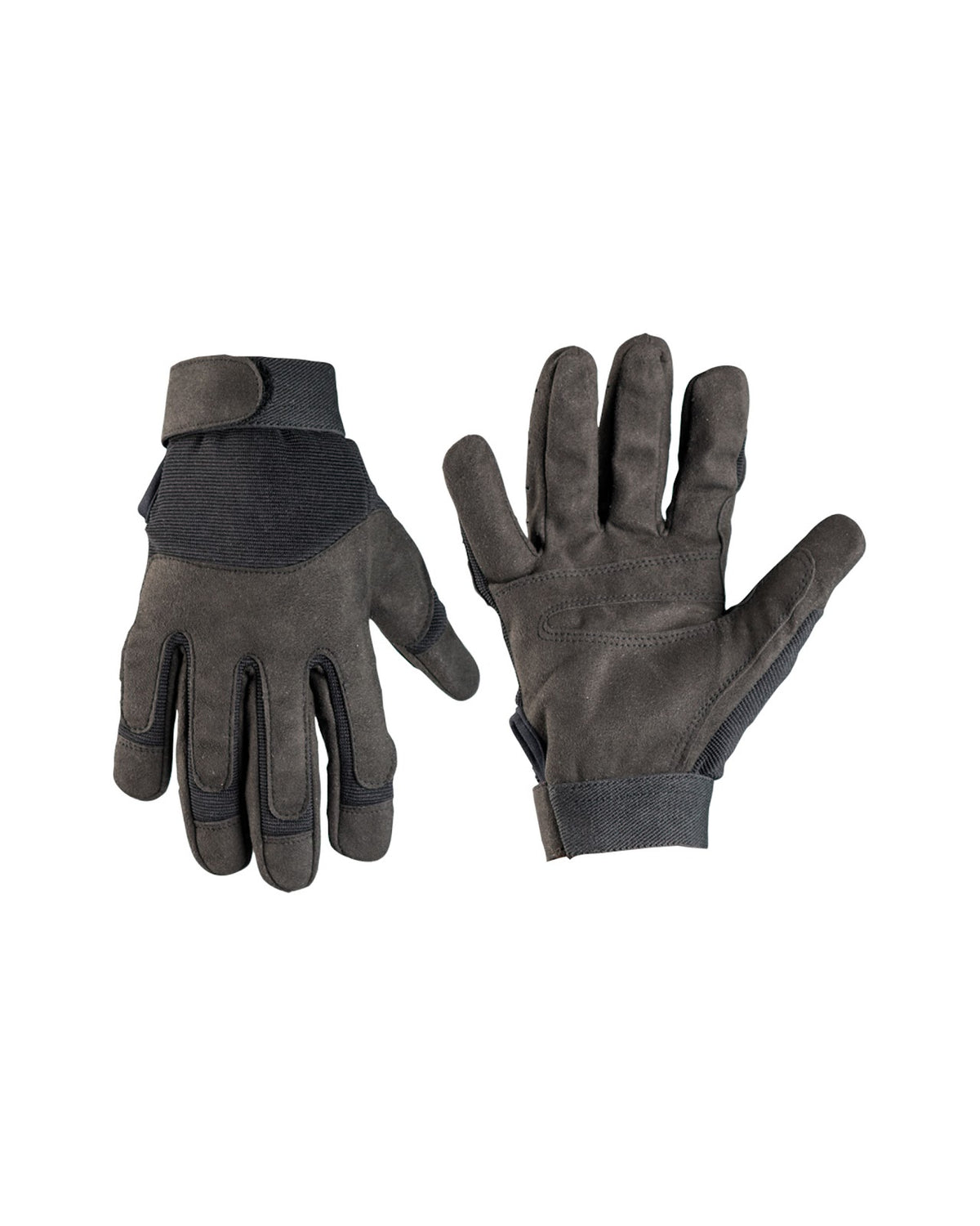 Gants tactiques Mil-Tec en nylon élasthanne avec renfort polyuréthane et dos rembourré