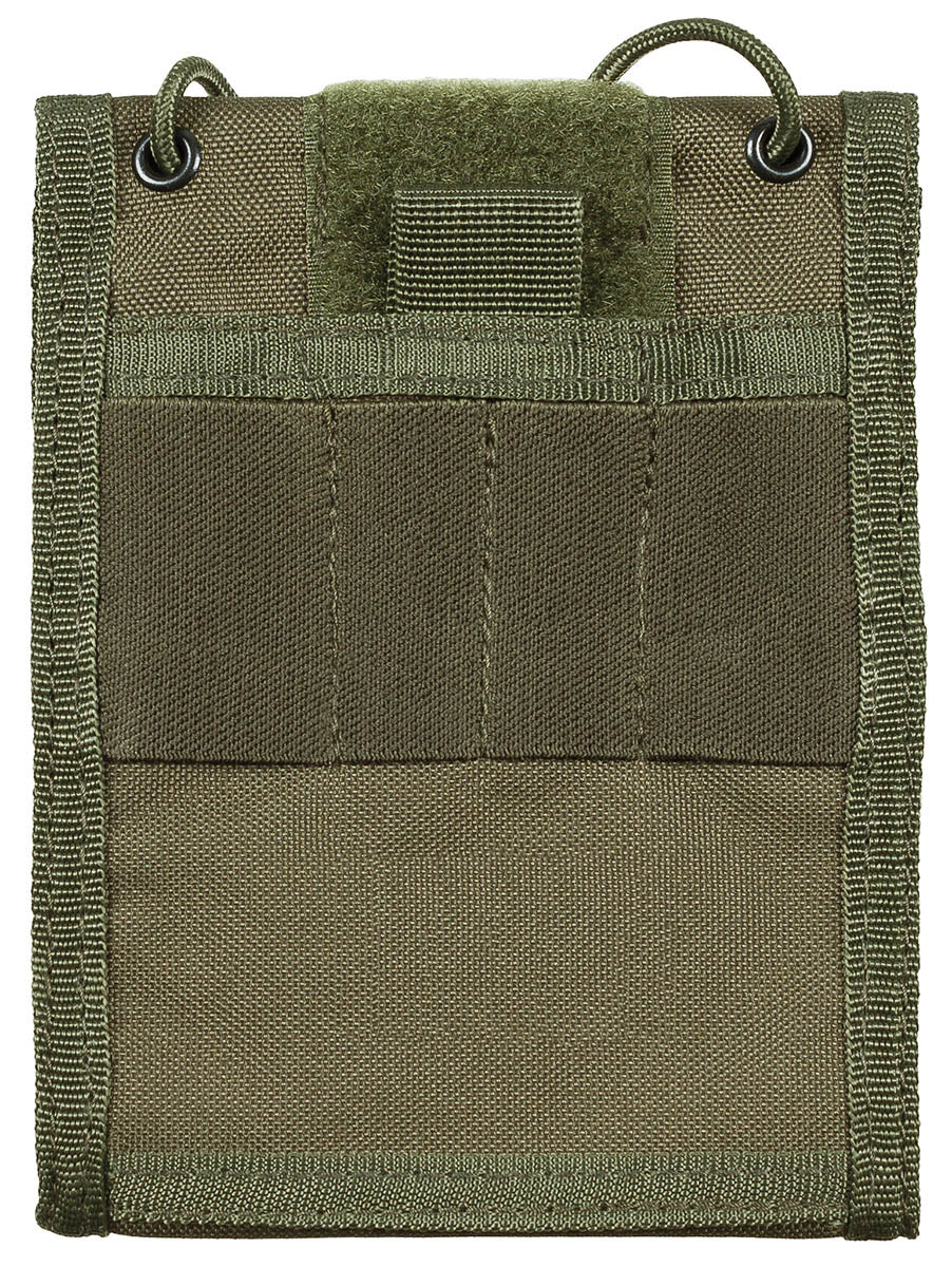 Portefeuille tour de cou MFH 12 x 15 cm cordon escamotable et 8 rangements