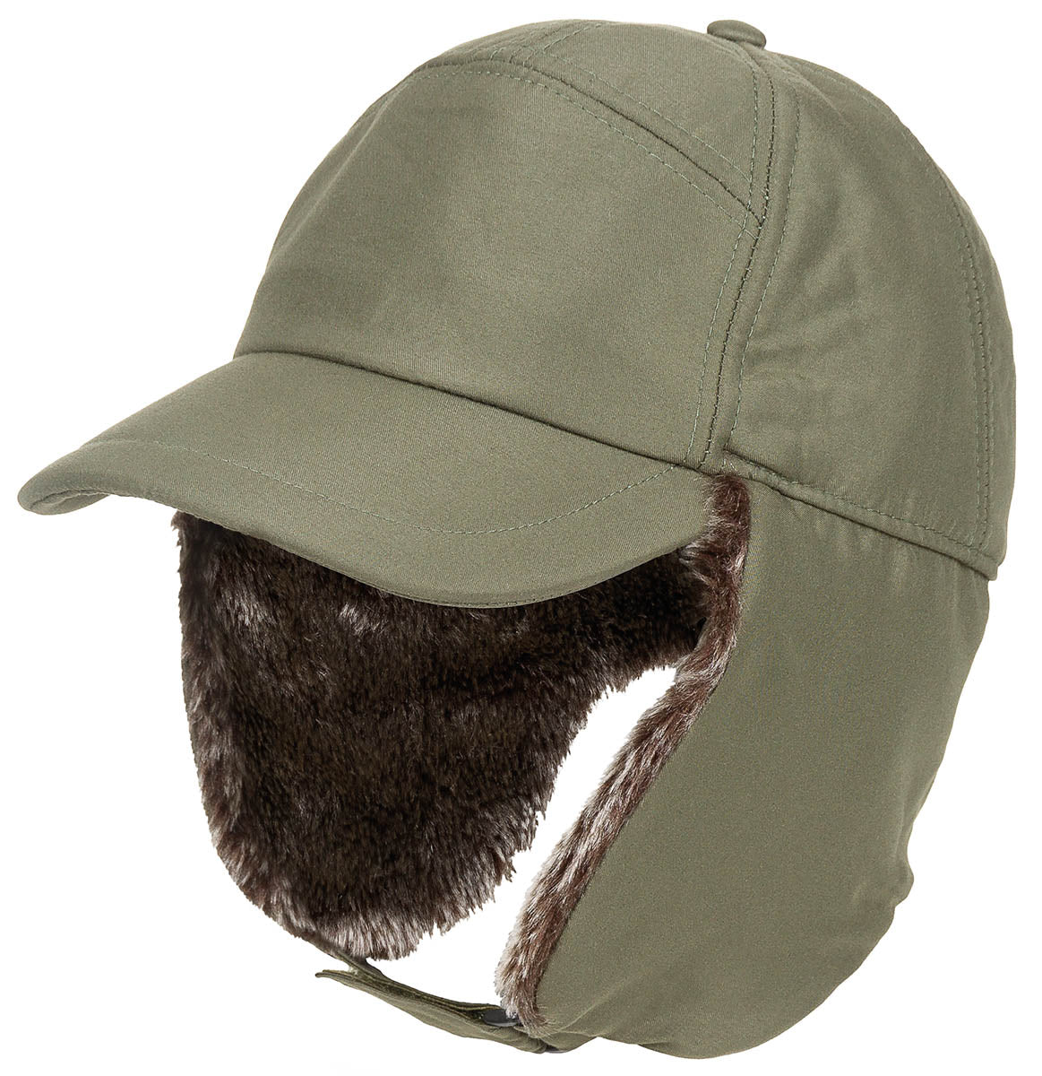 Bonnet Trapper Fox Outdoor à rabats d'oreilles visière et doublure polaire
