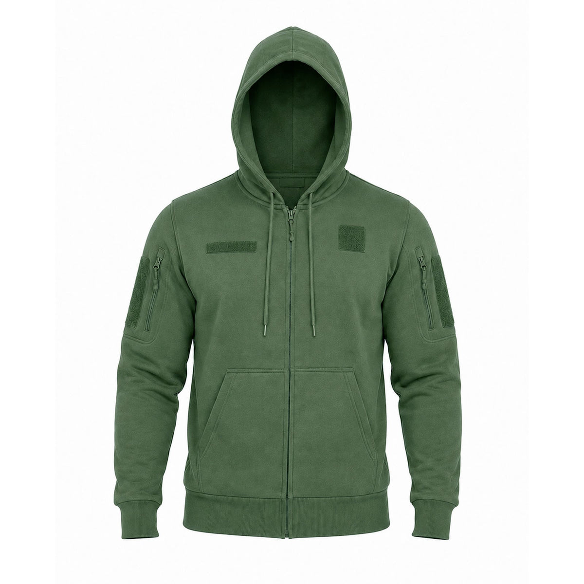 Sweat à capuche OPEX Spider 60 % coton 325 g/m² à fermeture éclair et poches manches