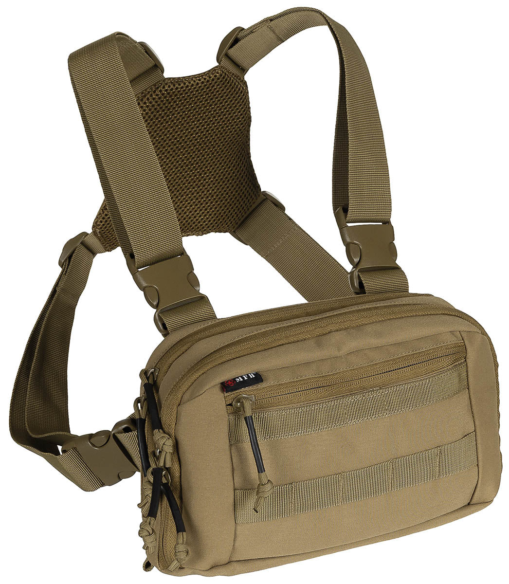 Poche ventrale MFH Recon en polyester 700D 27 × 18 × 7 cm à bretelles amovibles