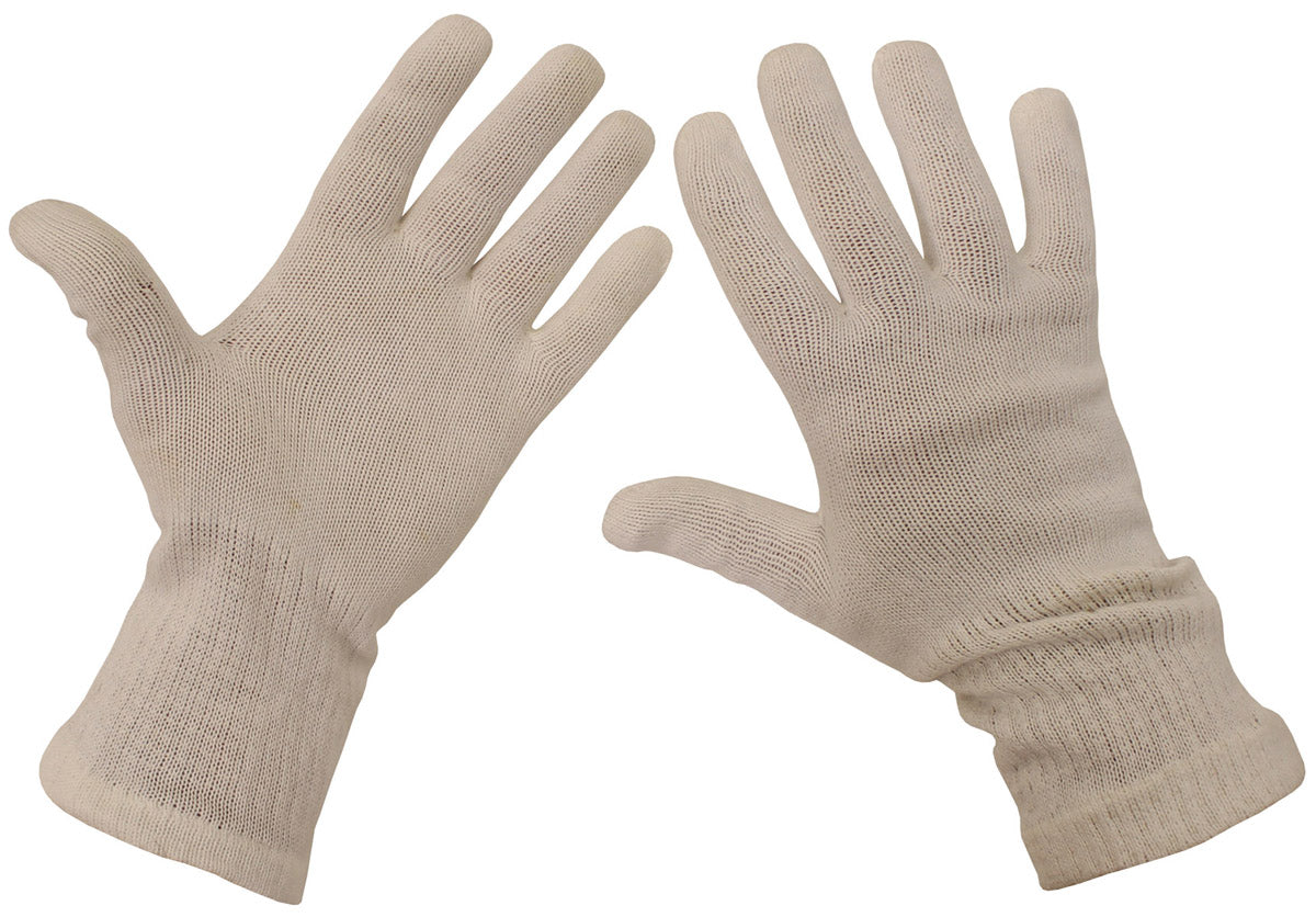 Gants à doigts tchèques tricotés, surplus d'occasion pour le froid et la manutention, lot de 10