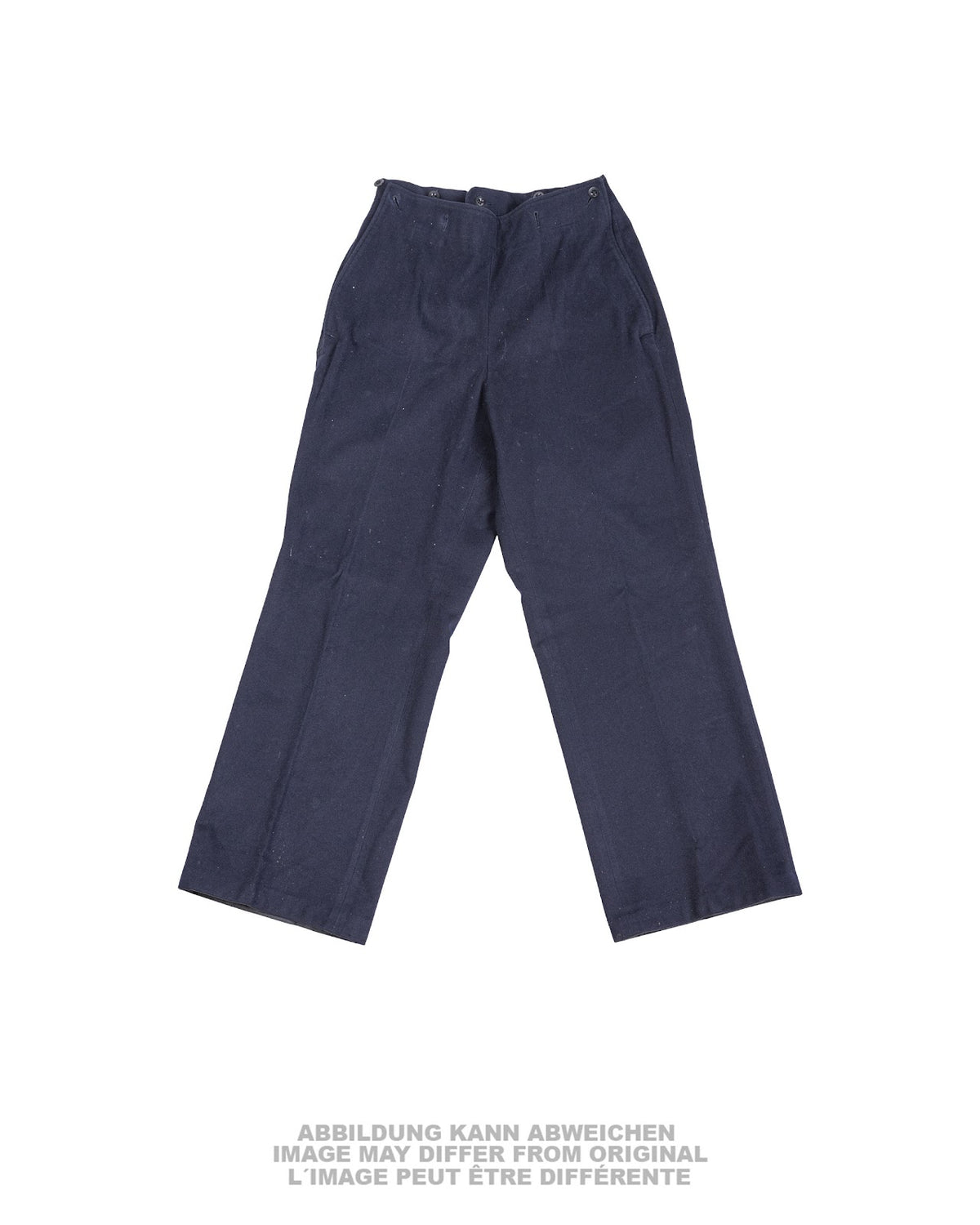 Pantalon à pont de marine Bundeswehr en drap, ancien modèle, surplus d'occasion