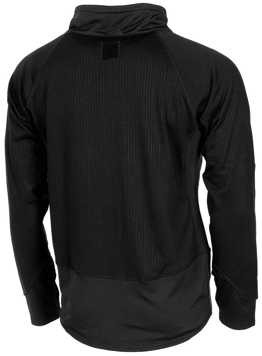 Sous-veste US Tactical MFH en polaire gaufrée 210 g/m² col montant trous de pouce