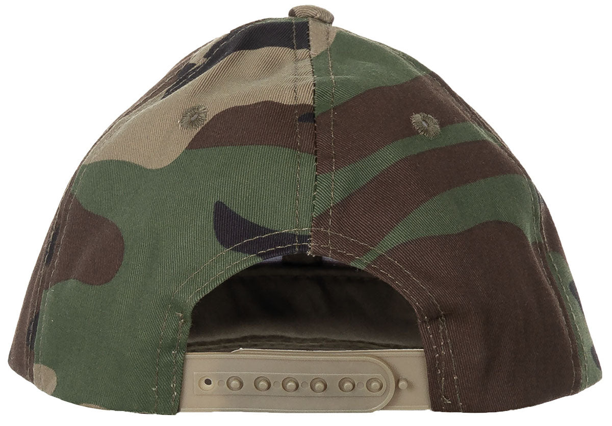 Casquette enfant MFH à visière préformée surpiquée, taille réglable et six aérations