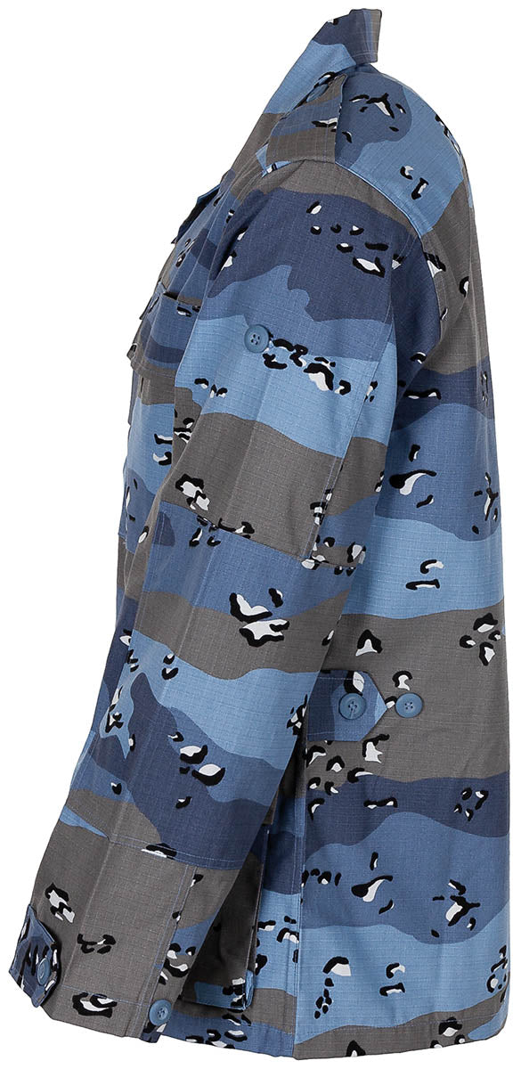 Veste de combat US BDU MFH motif Chocolate Chip Rip Stop coton coudes renforcés