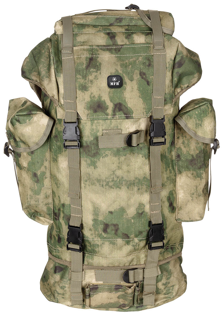 Sac à dos de combat type BW MFH 65 l armature aluminium compartiment bas séparable