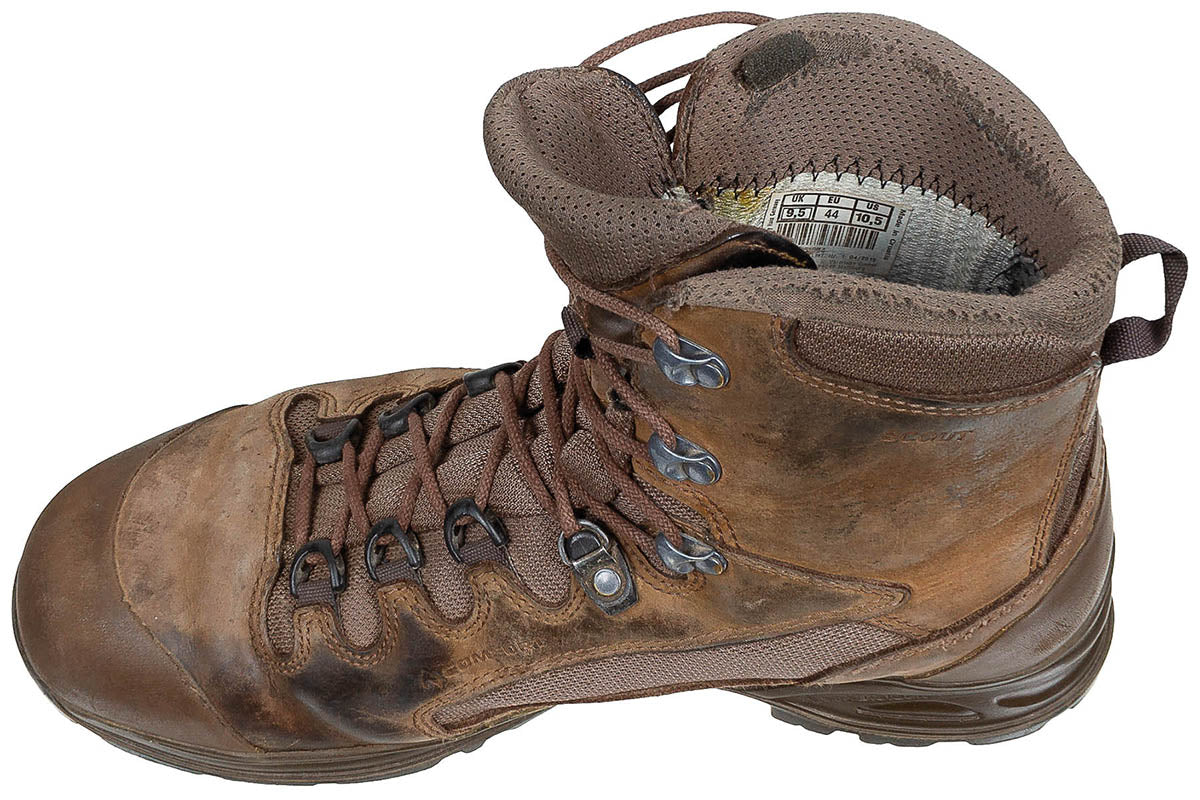 Chaussures de combat allemandes Haix de second choix, surplus d'occasion, lot de 5