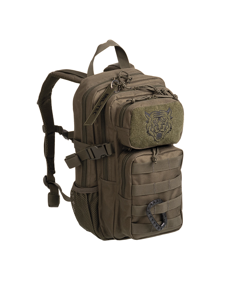 Sac à dos d'assaut type US Mil-Tec pour enfant 14 litres en polyester 600D enduit