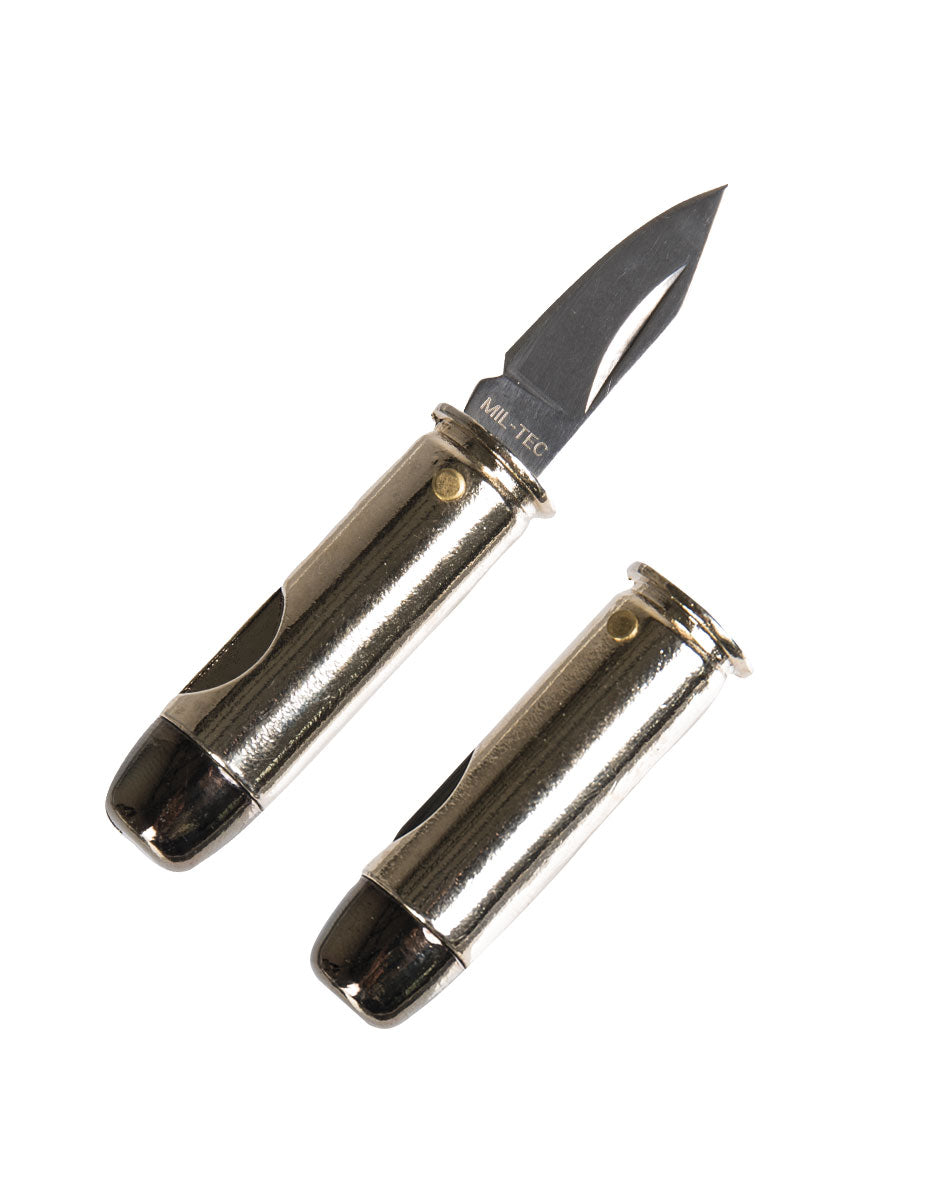 Couteau pliant type cartouche Mil-Tec lame inox 2,6 cm et manche en alliage de zinc