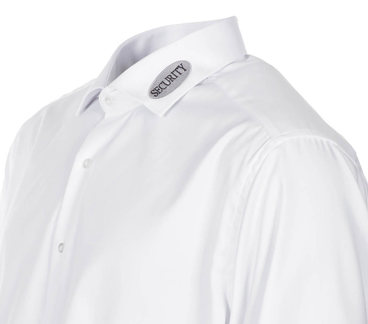 Chemise de service MFH Security en coton brodée au col manchettes boutonnées