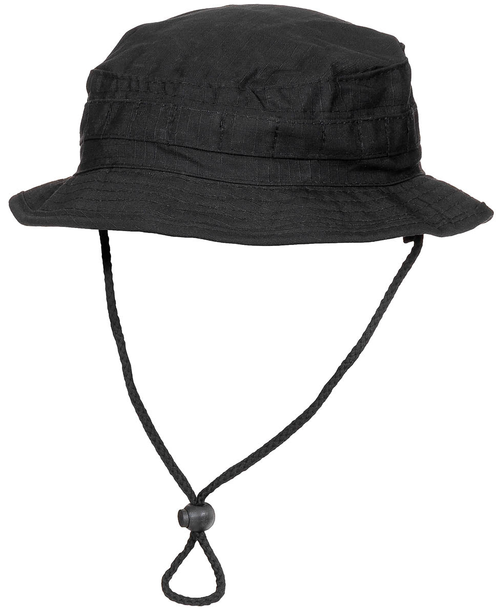 Chapeau de brousse MFH SF Boonie britannique en polycoton Rip Stop à jugulaire