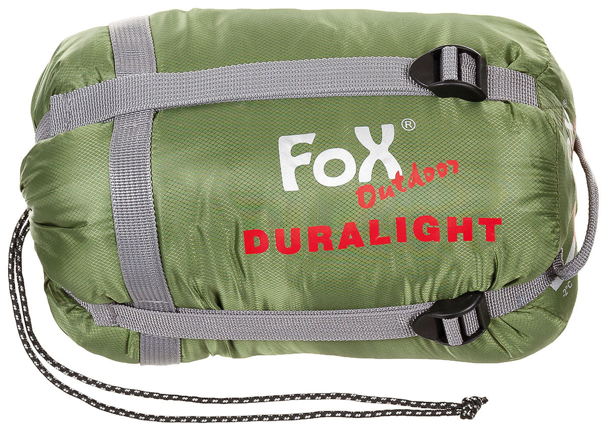 Sac de couchage Fox Outdoor Duralight +2 à +18 °C en polyester Rip Stop 900 g