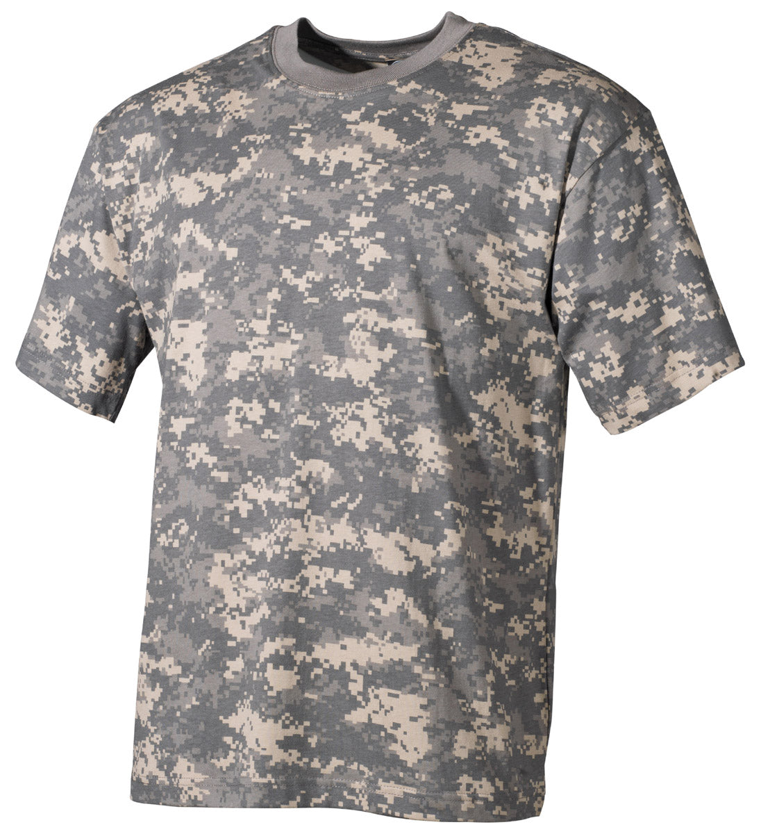 T-shirt US manches courtes MFH 170 g/m² coton à impression réactive col renforcé