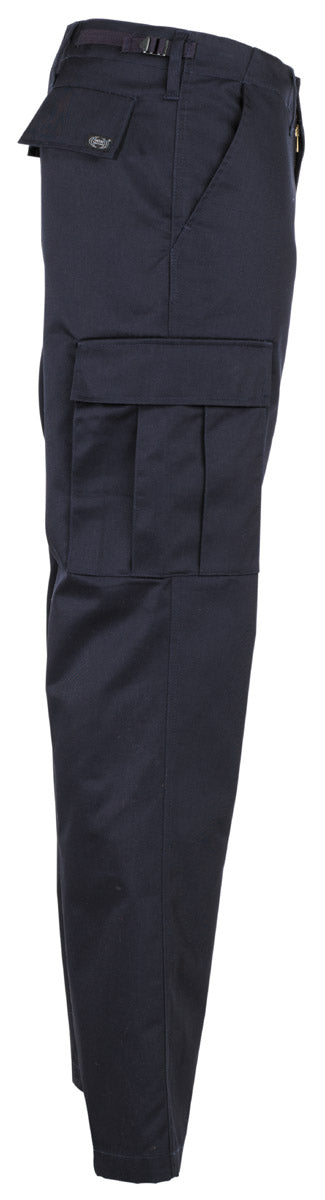 Pantalon de combat US BDU MFH à glissière polycoton 65/35 six poches passants 5,5 cm