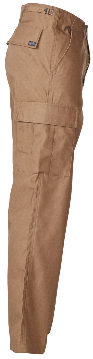 Pantalon de combat US BDU MFH à glissière polycoton 65/35 six poches passants 5,5 cm