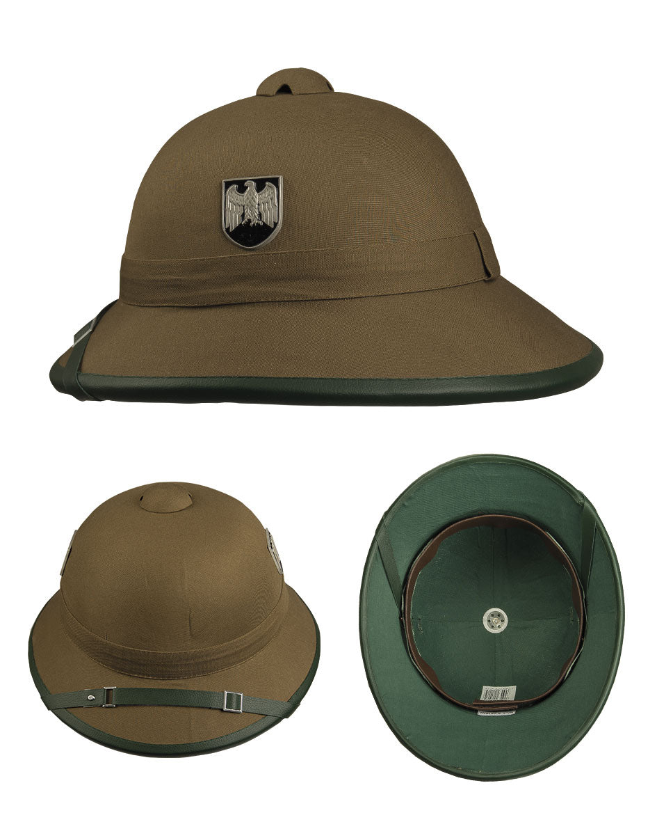 Chapeau de brousse Mil-Tec reproduction historique Afrikakorps en moelle végétale