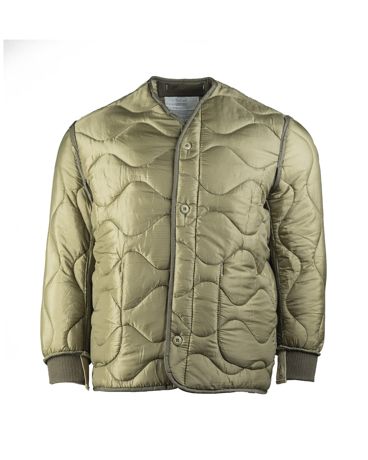 Sous-veste doublure pour veste M65 Mil-Tec en nylon matelasse 120 g/m2 a boutonner