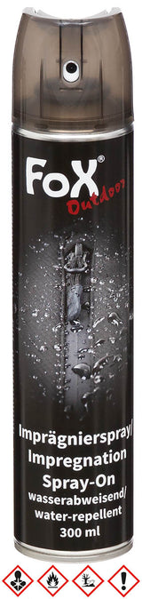 Spray imperméabilisant Fox Outdoor 300 ml pour textile, cuir, laine et toile