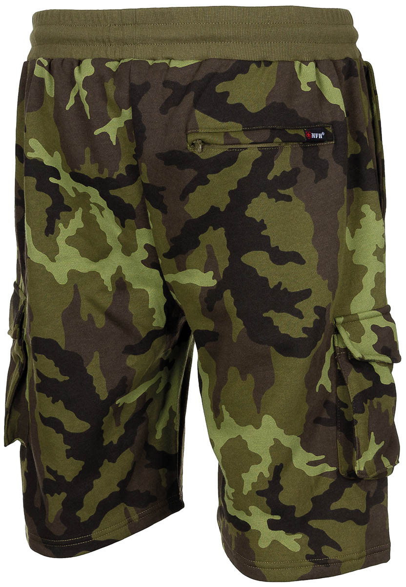 Bermuda Jogger MFH taille élastique à cordon poches de cuisse auto-agrippantes