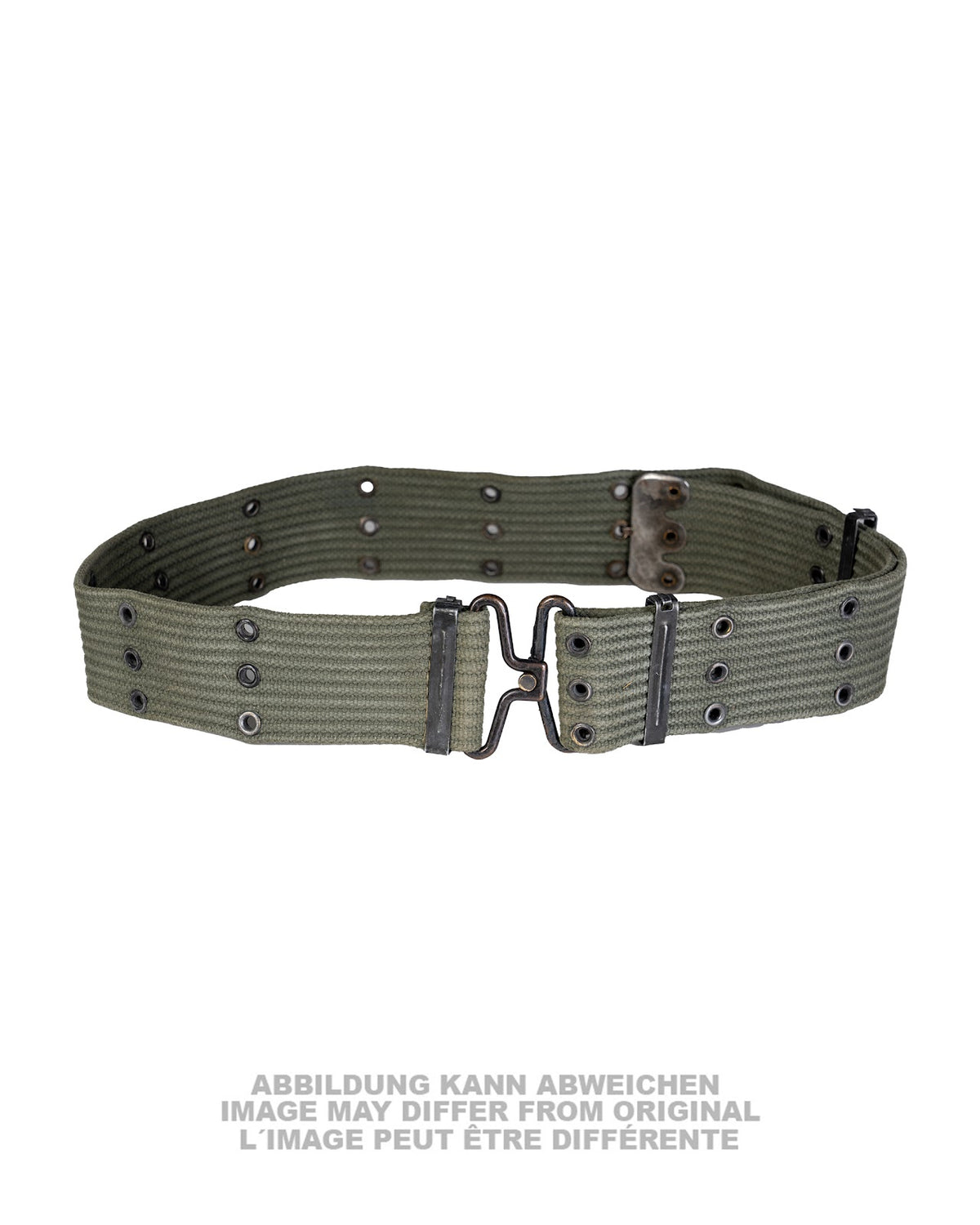 Ceinturon à œillets type M56 de fabrication grecque, surplus d'occasion
