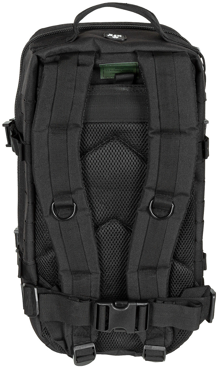 Sac à dos d'assaut MFH US Assault I Laser 30 L à découpe laser et ceinture ventrale