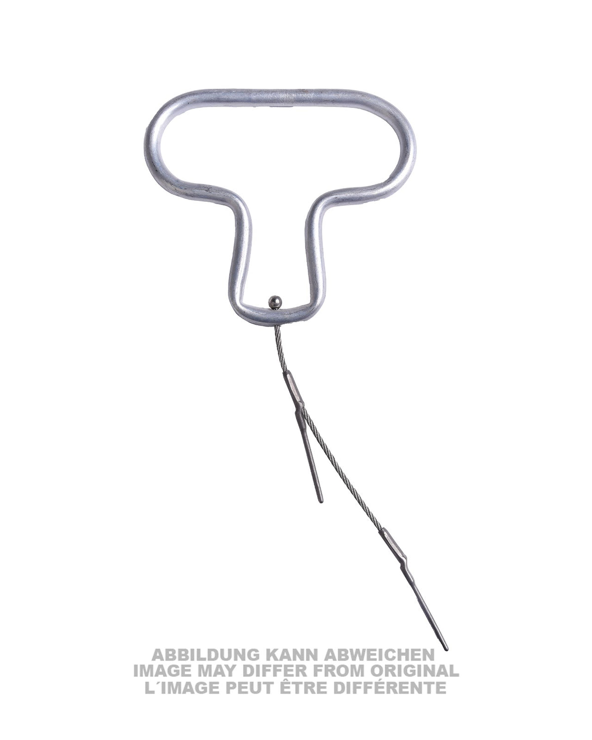 Poignée d'ouverture en aluminium type US pour parachute T-5R, pièce d'époque