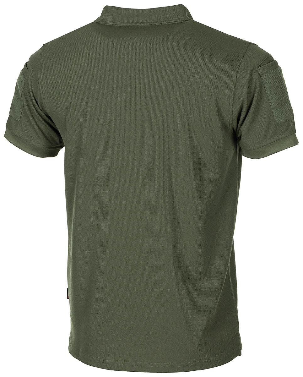 Polo Tactical MFH en polyester à fibres Coolmax avec deux poches de bras