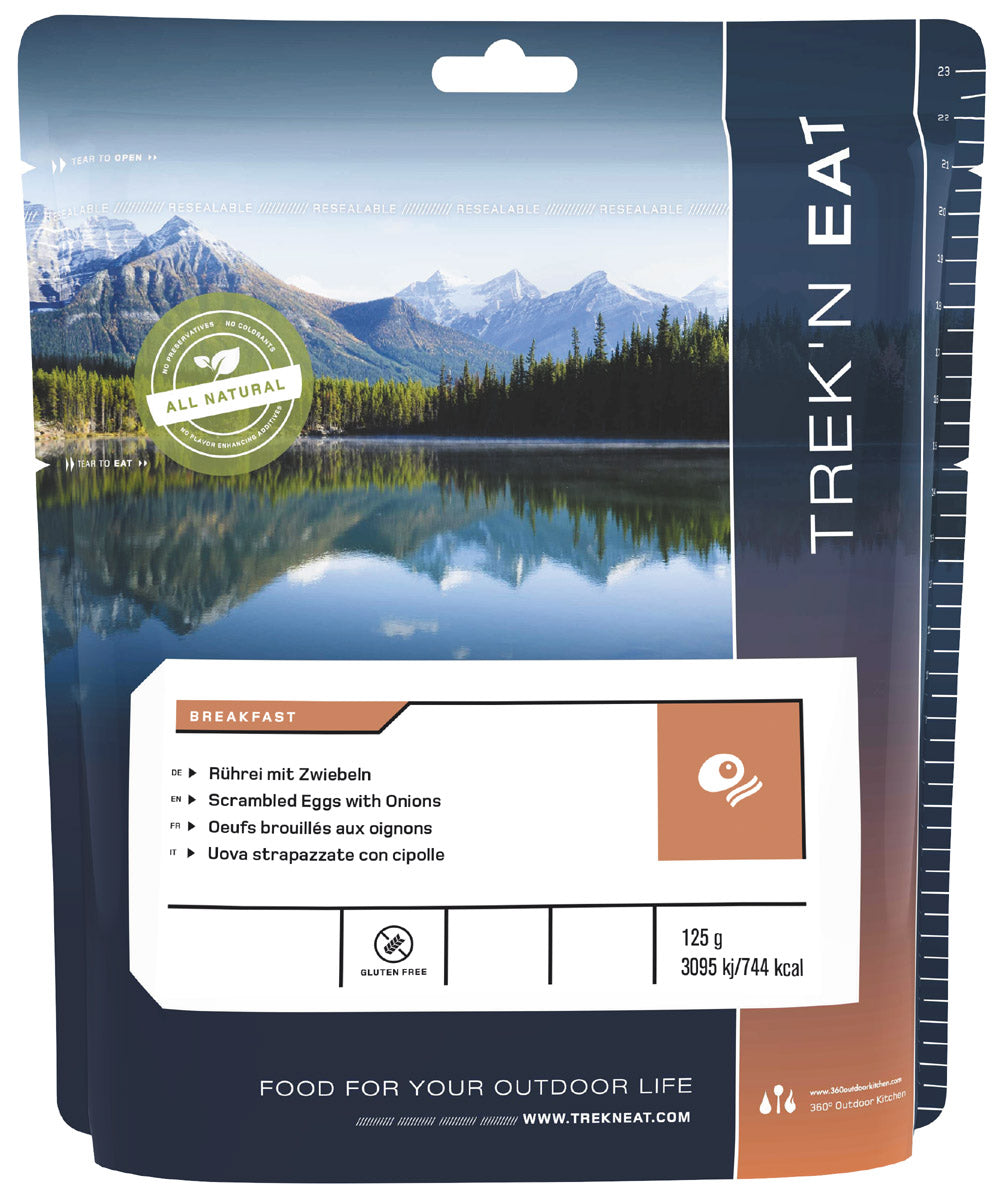 Ration lyophilisée Trek'n Eat de petit-déjeuner à réhydrater muesli ou œufs