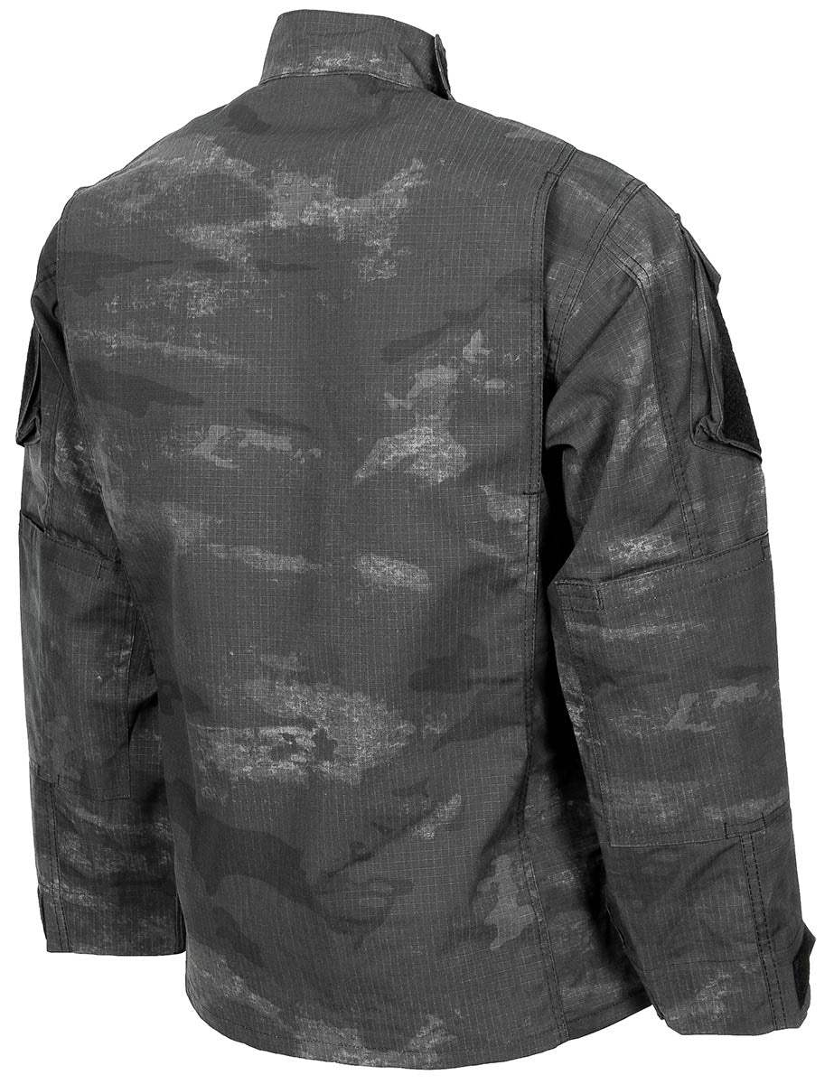 Veste de combat US ACU MFH Rip Stop 100 % coton col montant et poches de manche