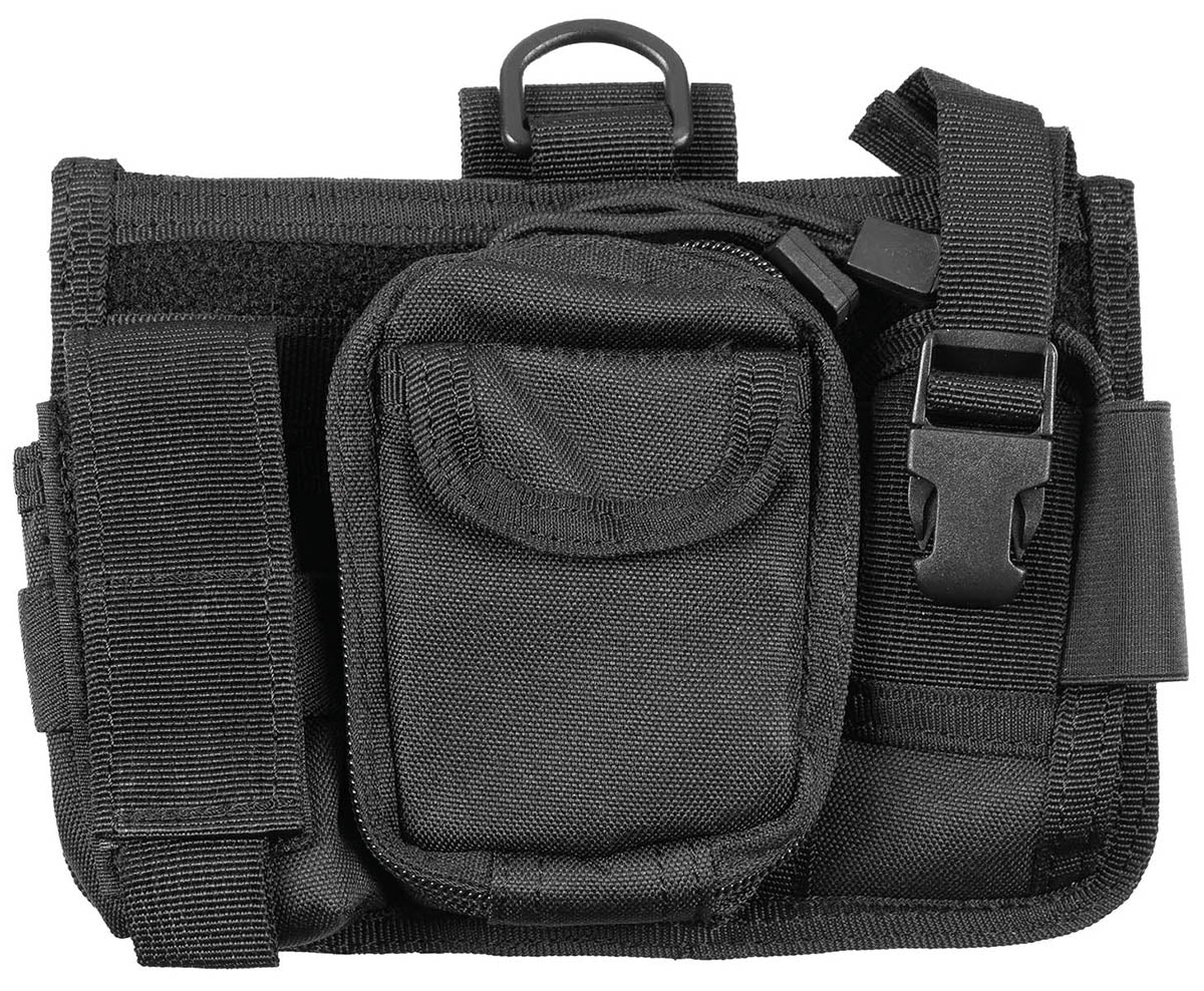 Pochette fourre-tout MOLLE MFH à trois poches plaquées, 20 x 14 cm