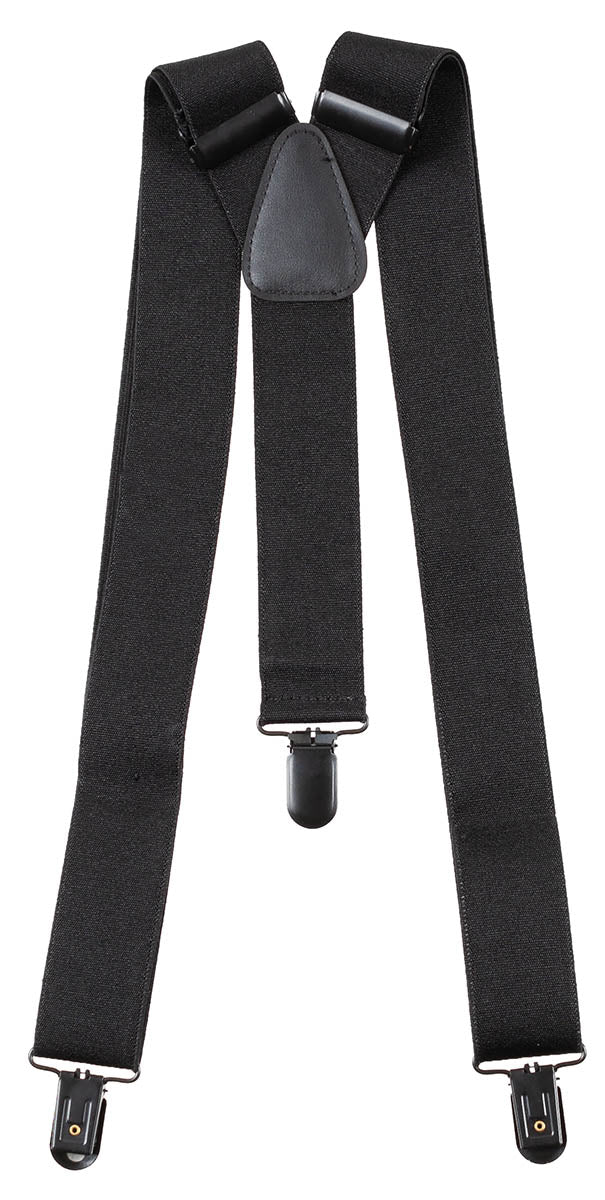 Bretelles élastiques MFH modèle en Y à trois clips métalliques, longueur réglable