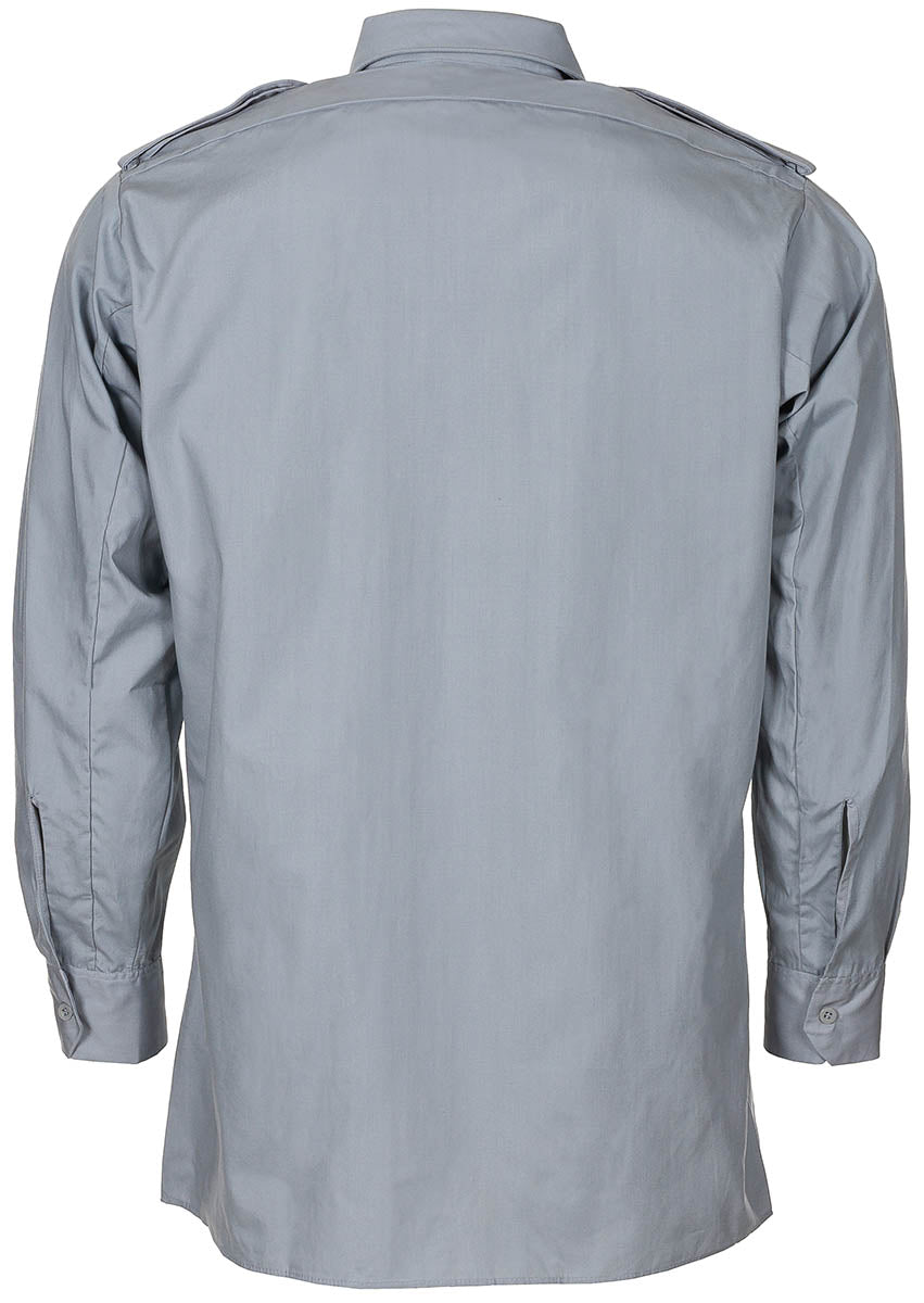 Chemise de service suédoise à manches longues, surplus d'occasion, lot de 10