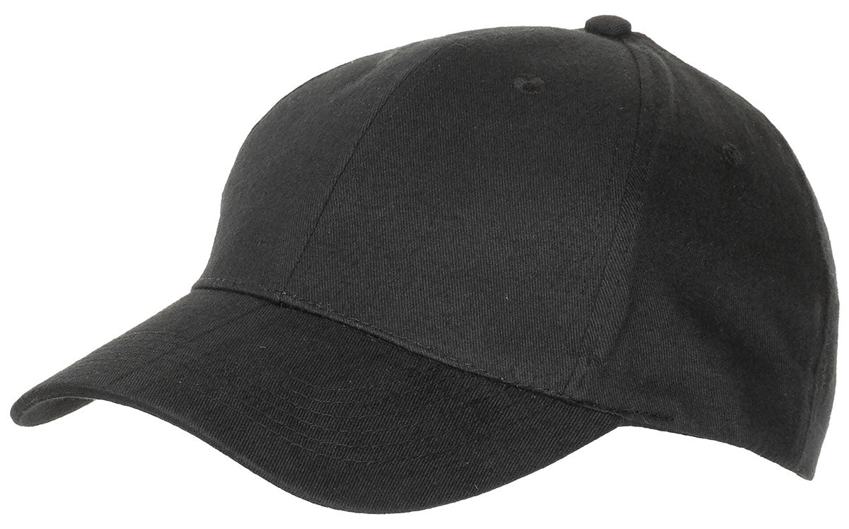 Casquette plate MFH en coton brossé à boucle laiton et visière six piqûres