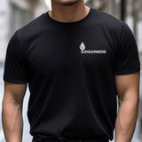 T-shirt Gendarmerie Patrol Equipement coton 150 g/m² manches courtes marquage imprimé