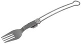 Fourchette pliante Fox Outdoor en titane 22 cm pesant 25 g avec filet de rangement