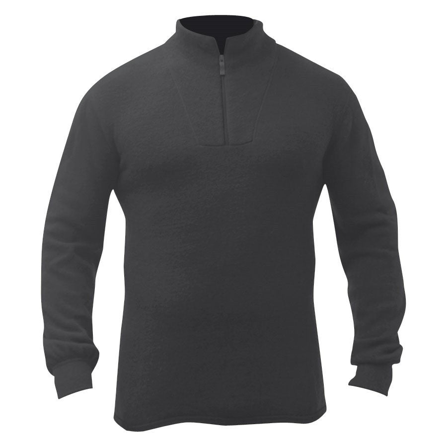 Pull Artica Trek en laine mérinos 200 g/m² col montant à glissière et dos allongé