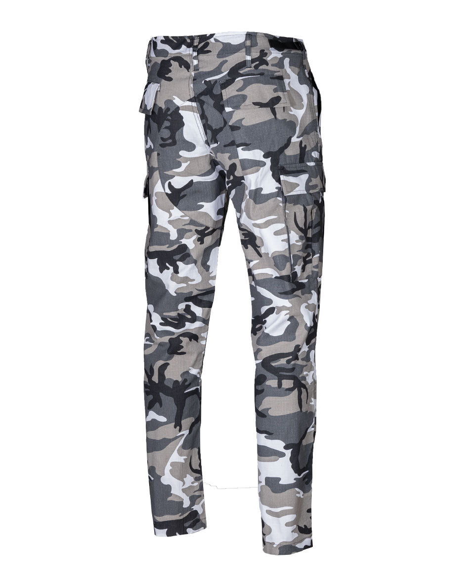 Pantalon de combat type BDU Teesar en coton ripstop 220 g/m², coupe étroite