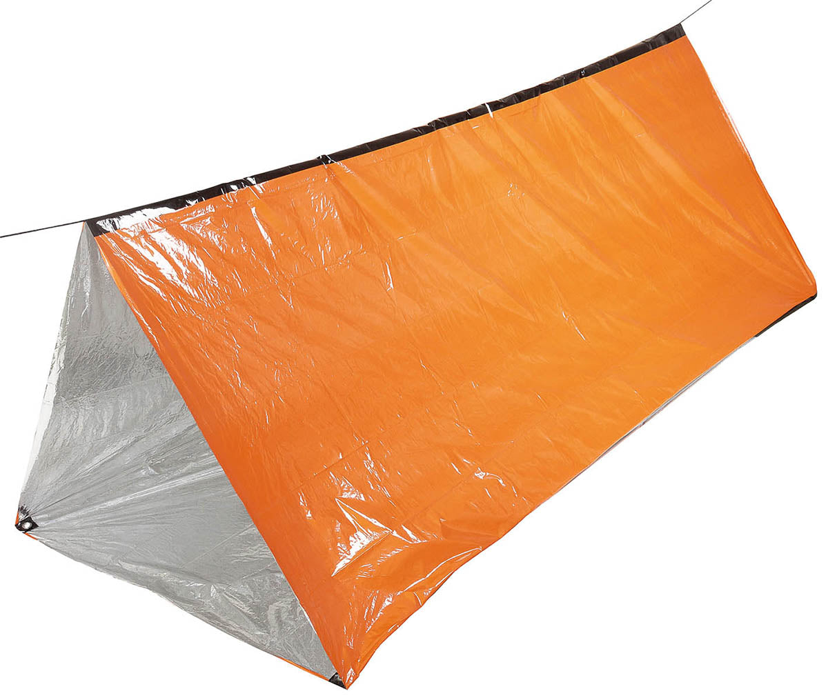 Tente de survie Fox Outdoor 244 x 155 cm avec allume-feu et sifflet de détresse