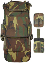 Gilet de protection italien, motif Woodland, surplus d'occasion pour le terrain