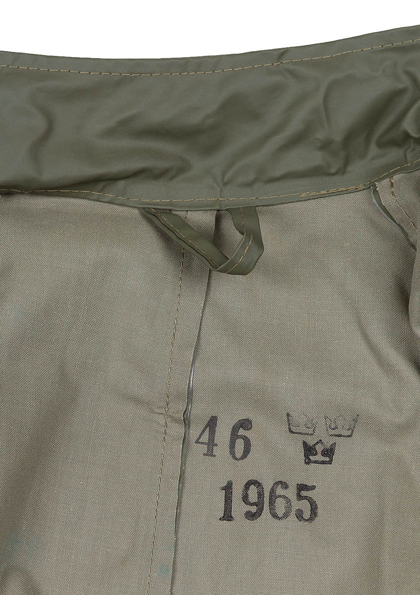 Manteau de pluie suédois avec traces de stockage, surplus comme neuf, lot de 5