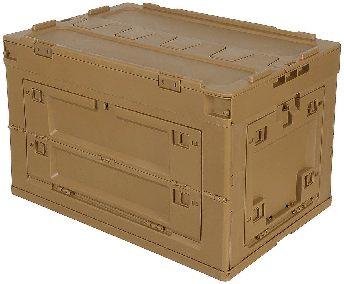 Caisse pliable MFH en polypropylène 20 et 60 l empilable à couvercle intégré