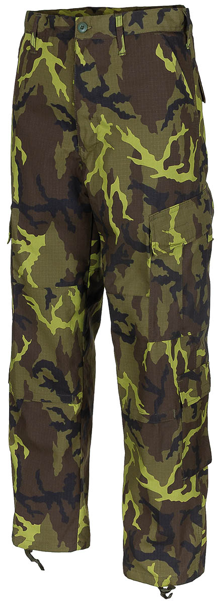 Pantalon de combat US ACU MFH Rip Stop 100 % coton huit poches logements genouillères